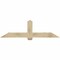 Ekena Millwork Eugene Rough Sawn Timber Gable Bracket, Douglas Fir, 72"W x 21"H x 4"D x 6"F, 7/12 Pitch GBW072X21X0406EUG00RDF - alternate 1